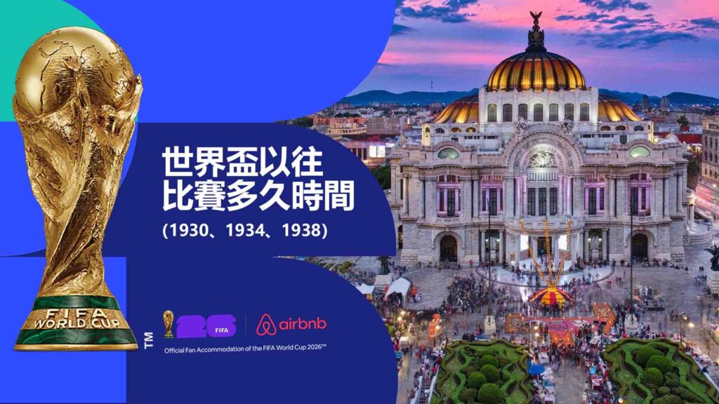世界盃以往比賽多久時間？