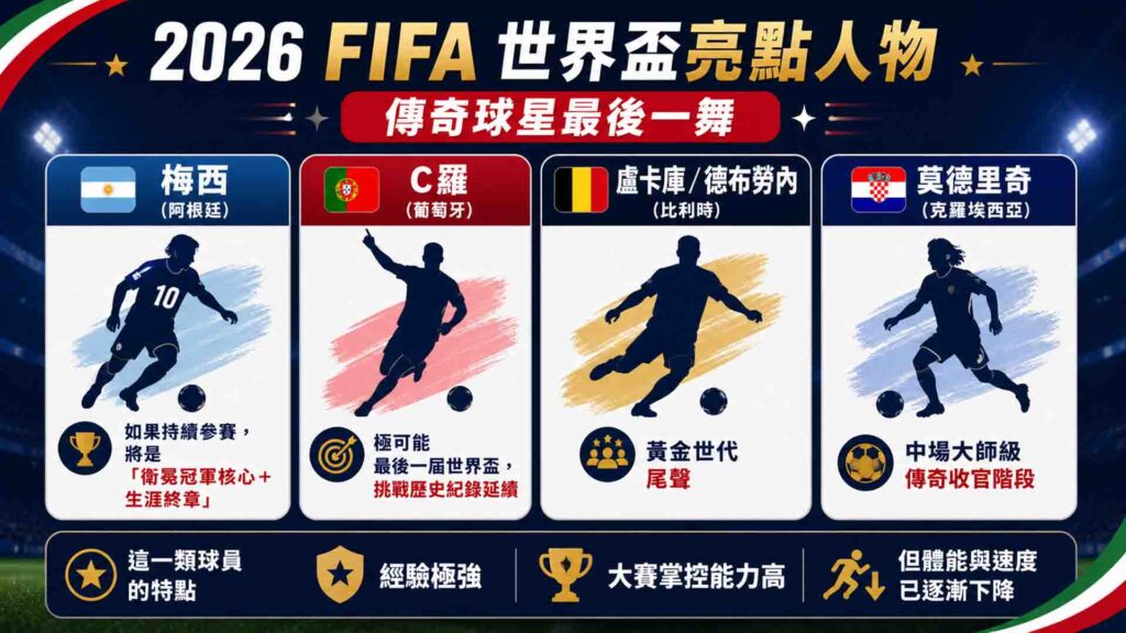 2026世界盃亮點人物